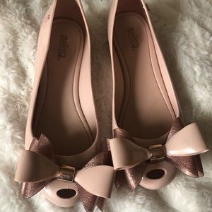 Melissa ultra girl ballet flat bow shoes
